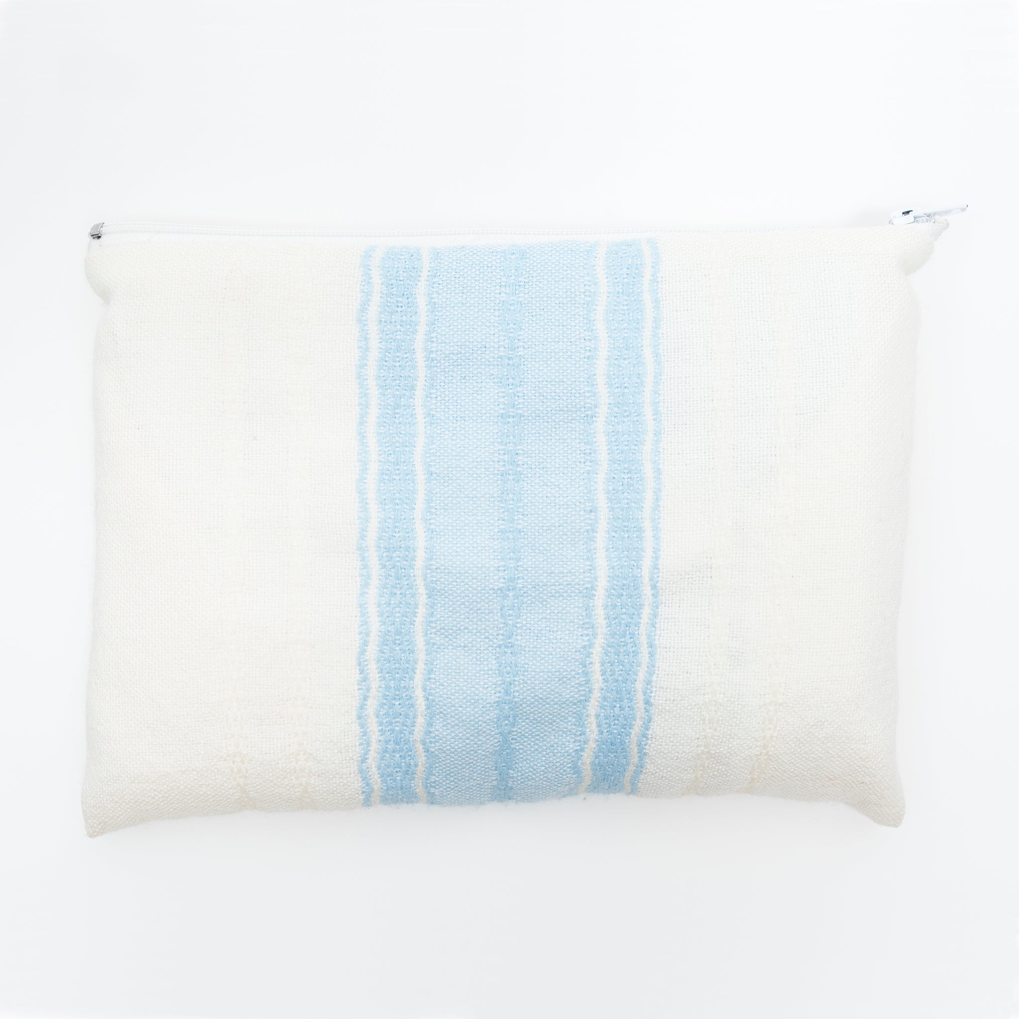 Adam - Wool Tallit - Baby Blue