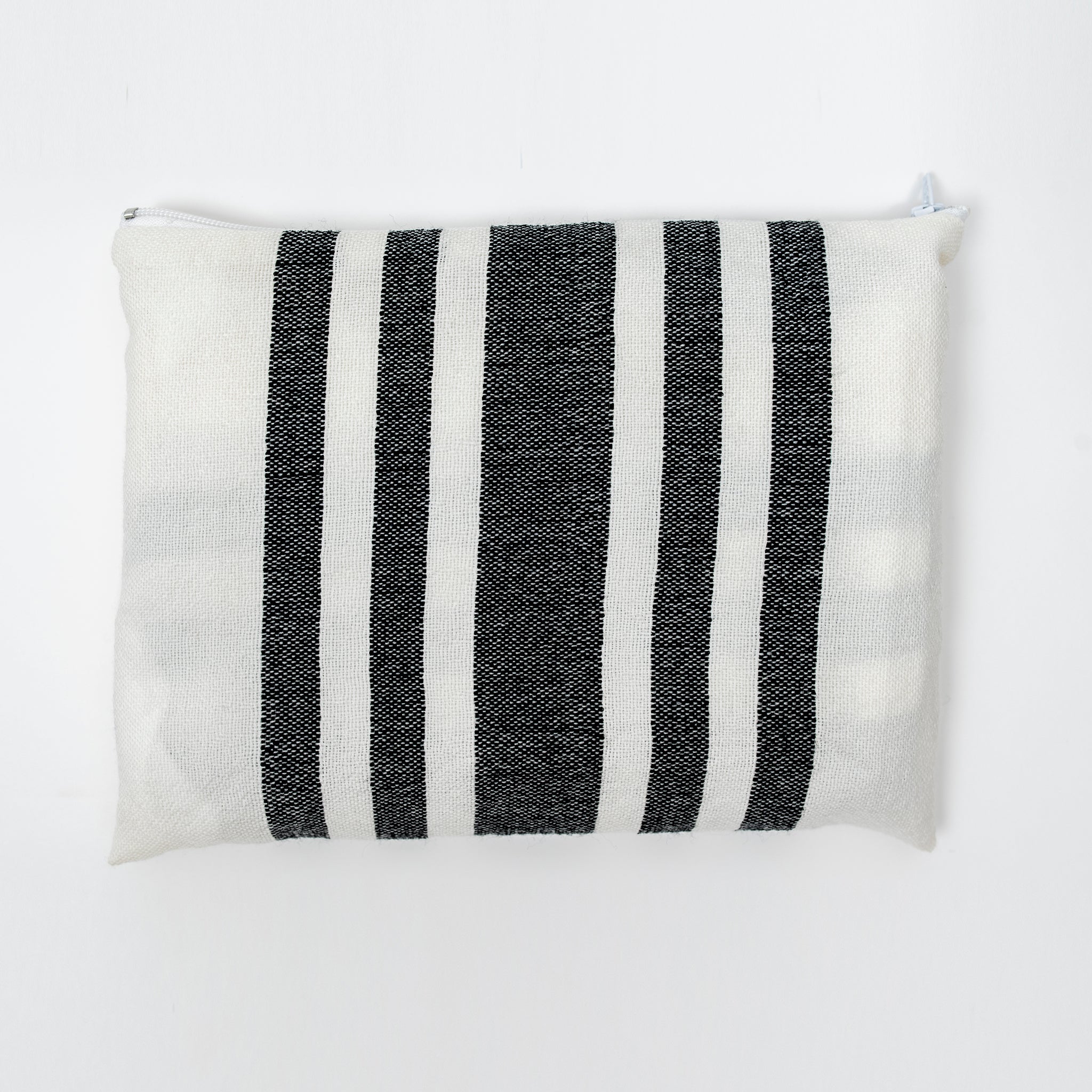 David - Wool Tallit - Black on White