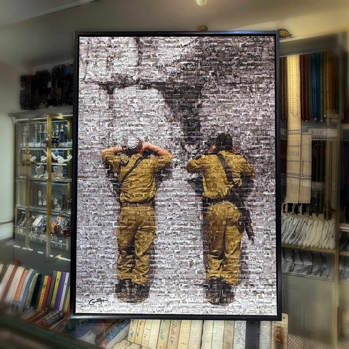 Soldiers at the Kotel (Western Wall)