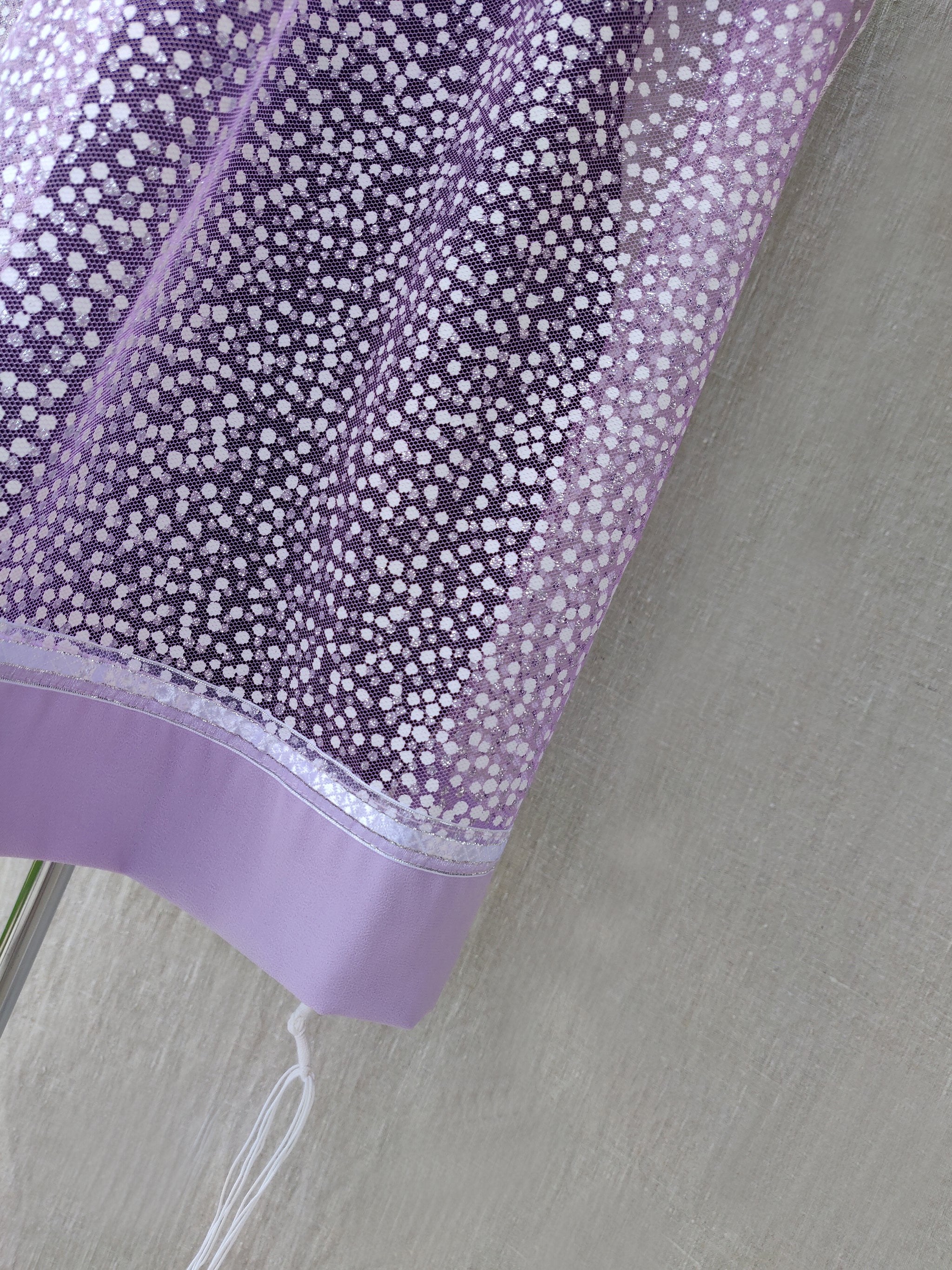 Lady Gabrieli - Tulle Tallit - Purple Glitter
