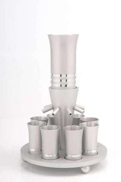 Fountain Kiddush Set of 8 Cups