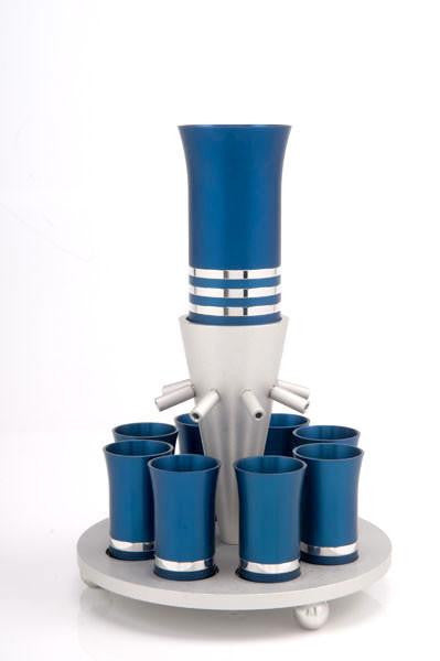 Fountain Kiddush Set of 8 Cups