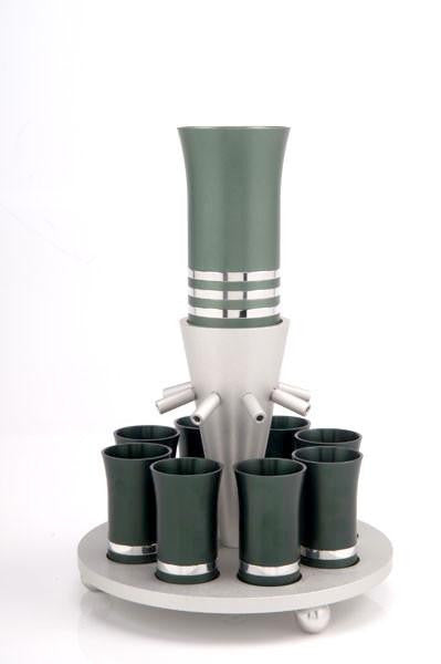 Fountain Kiddush Set of 8 Cups