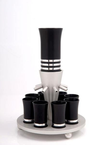 Fountain Kiddush Set of 8 Cups