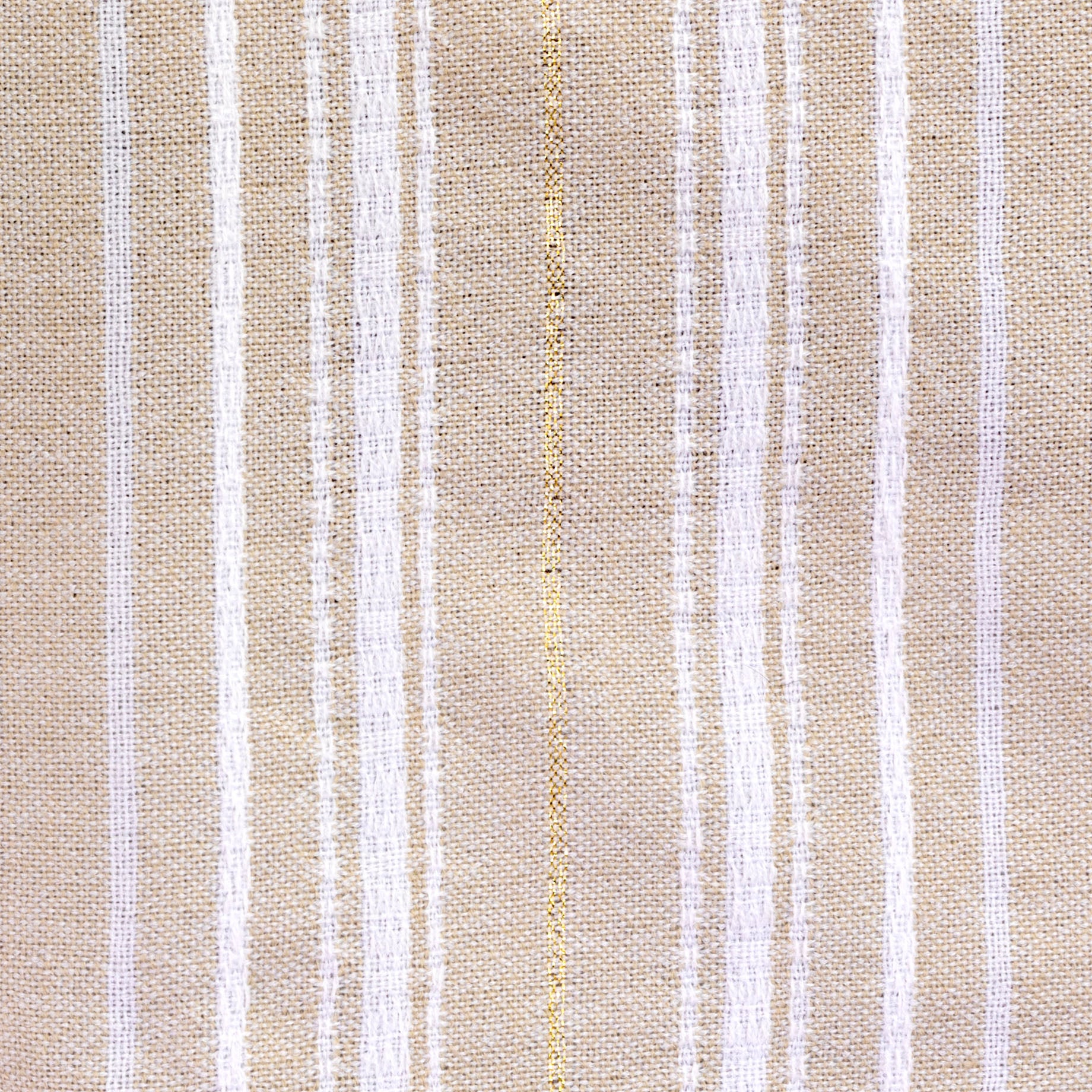 Tablecloths - Bold Design - Gold and White on Beige