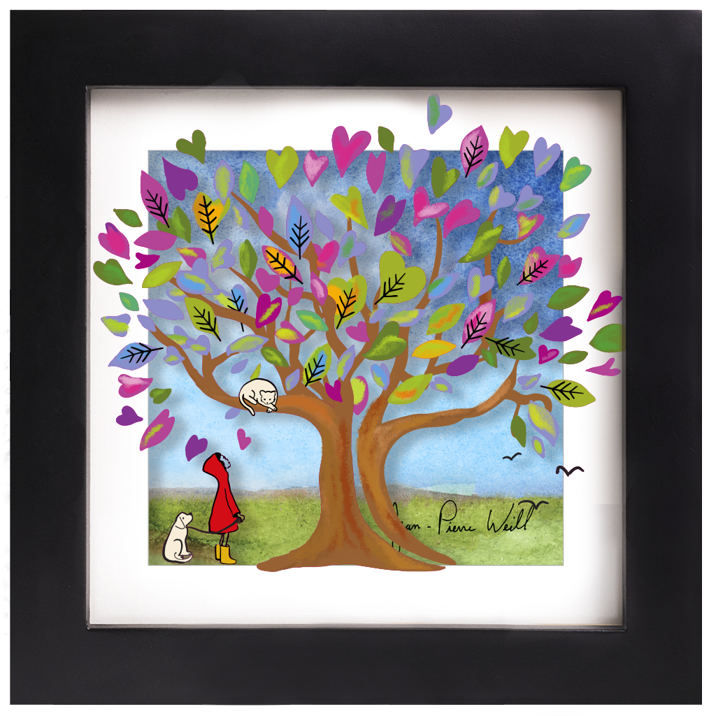 Tree of Purple Hearts - Mini
