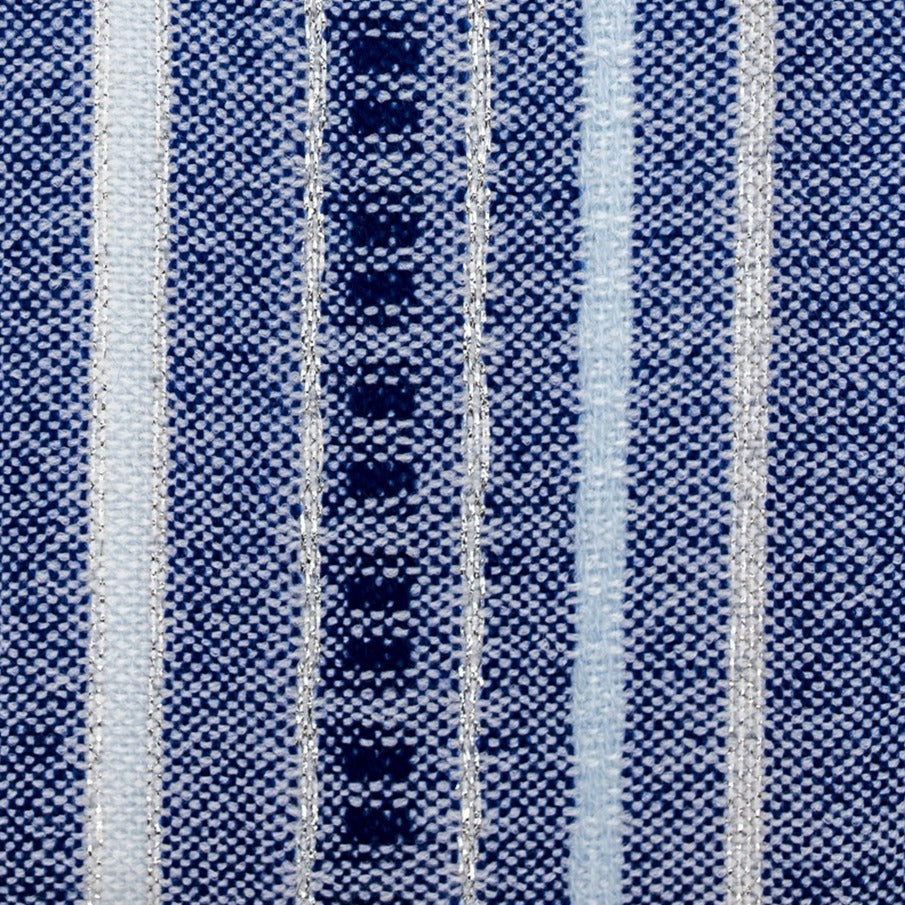 Tablecloth - Classic Design - Blue Background with Silver