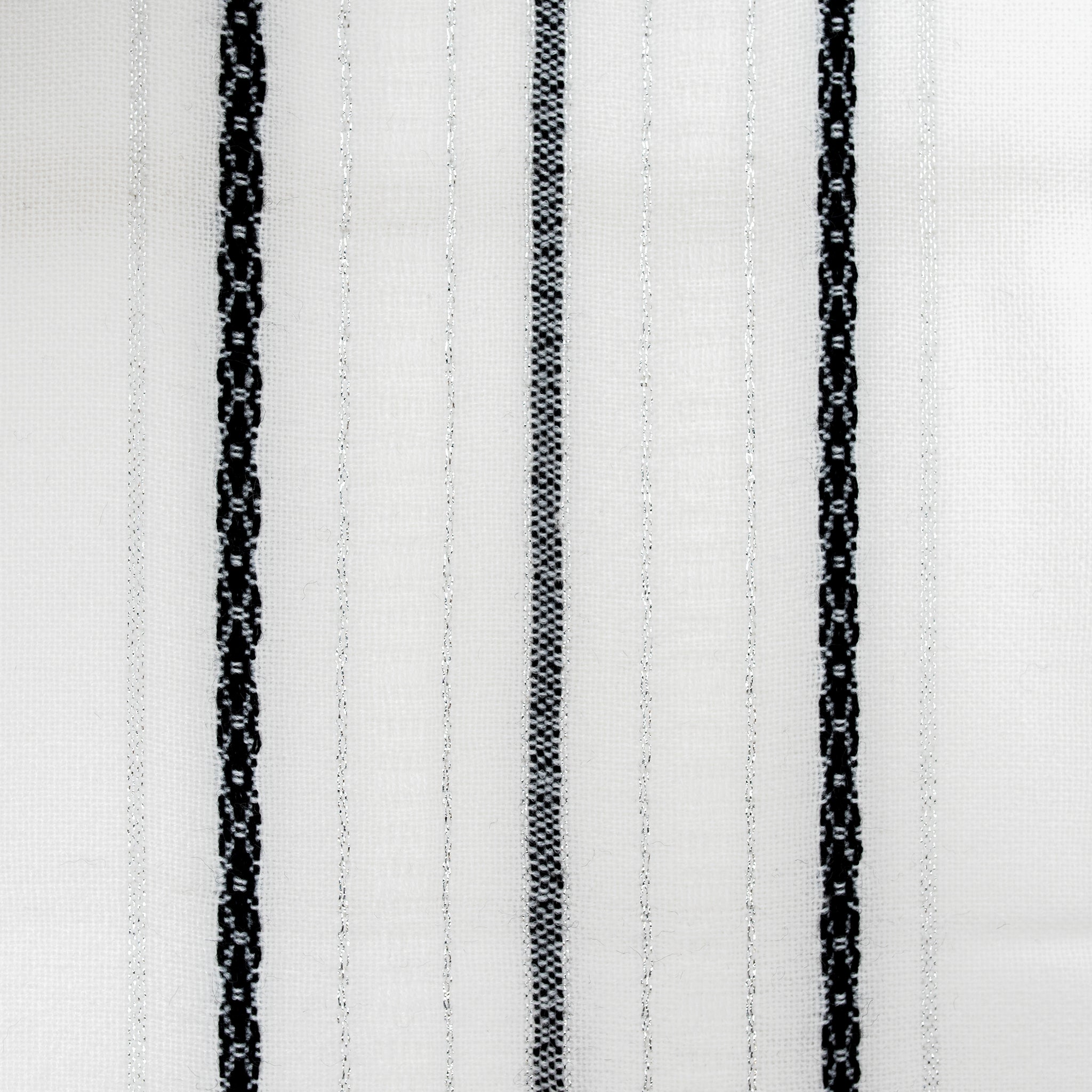 Tablecloths - Classic Design - Black and Silver on White