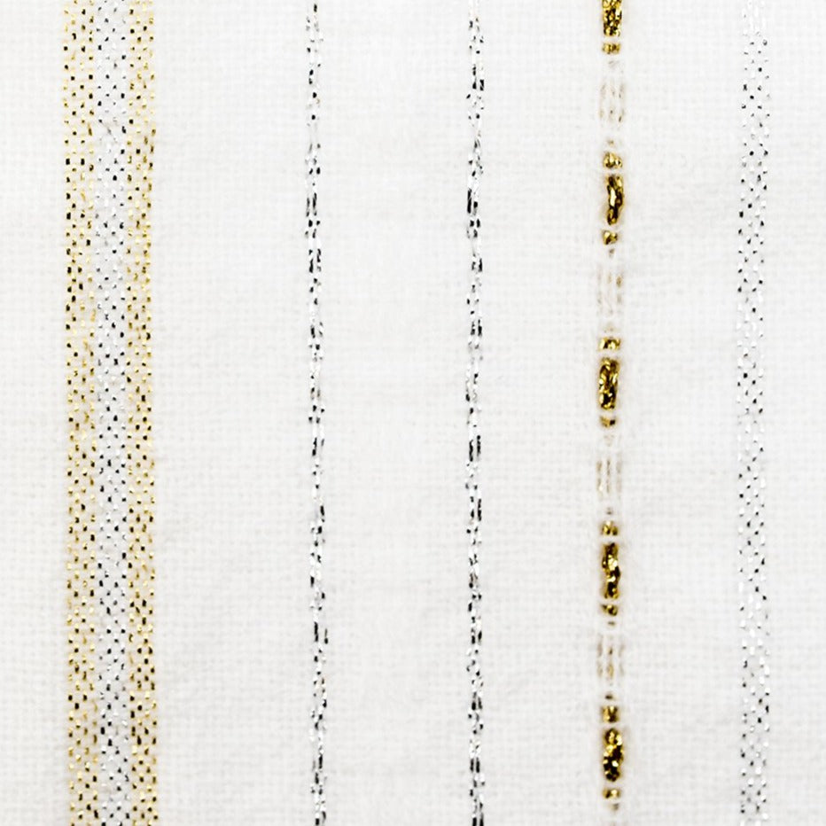 Tablecloths - Classic Design - Silver and Gold on White