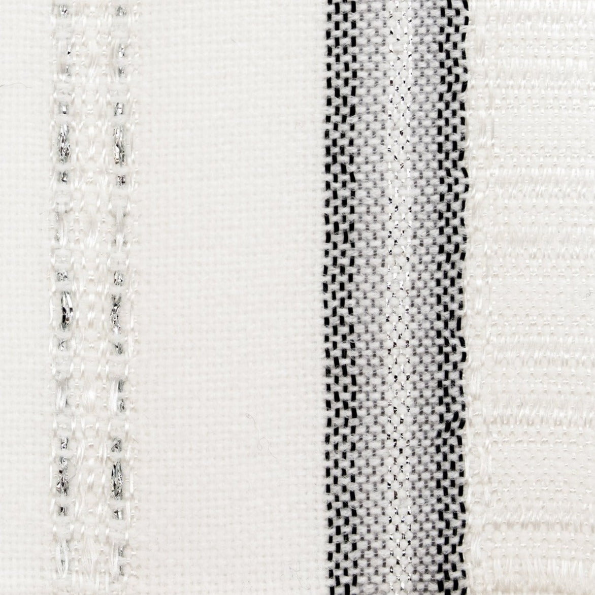 Tablecloths - Gabrieli Design - Black and Silver on White