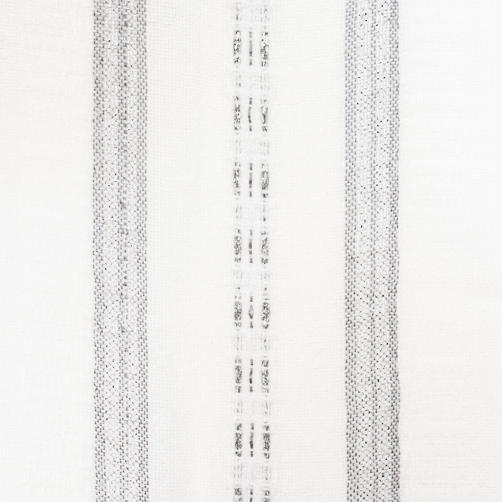 Tablecloths - Gabrieli Design - Gray and Silver on White