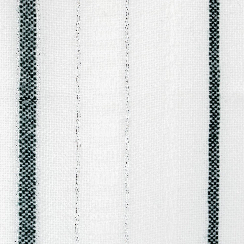 Tablecloths - Minimal Design - Dark Green and Silver on White