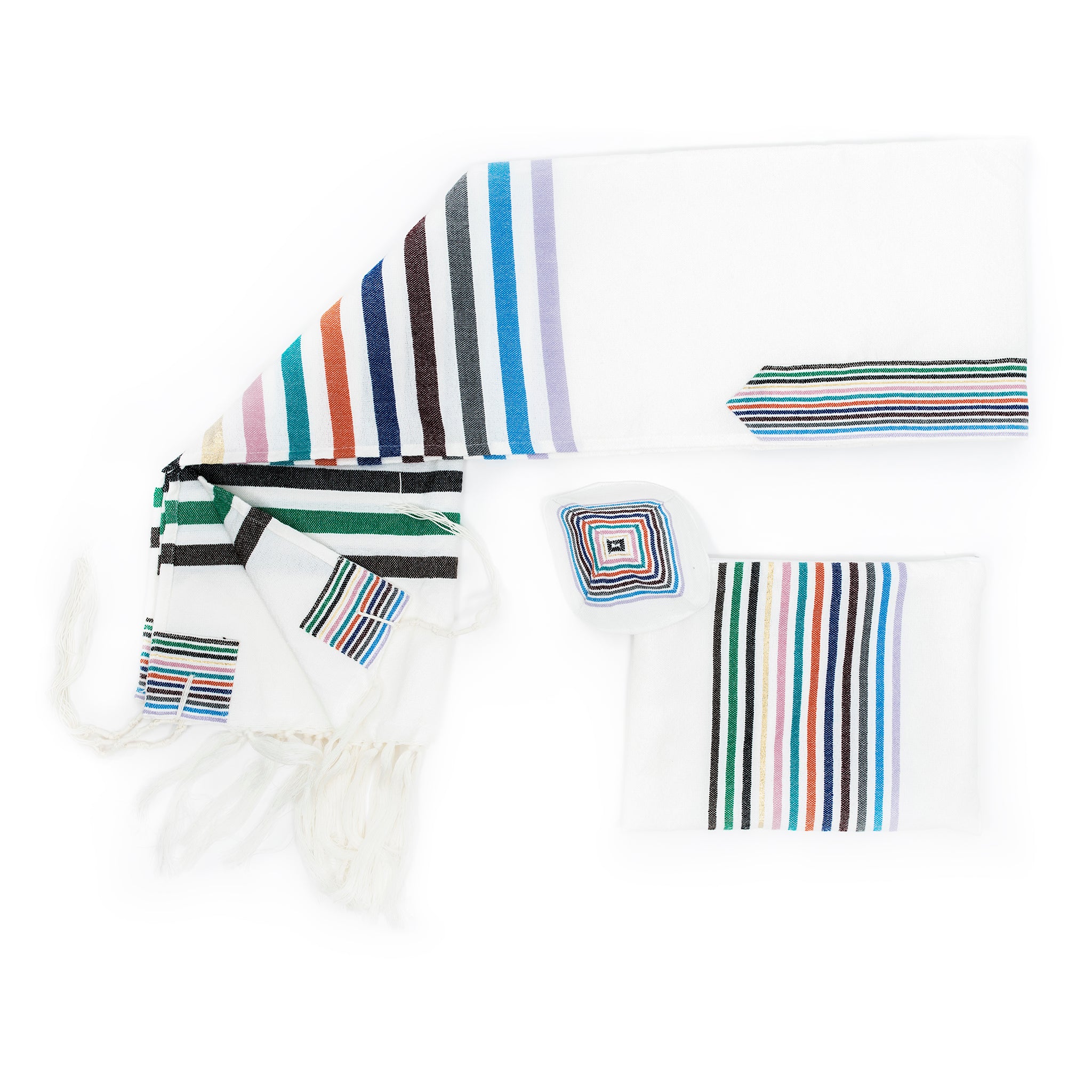 Josef - Wool Tallit - 12 Stripes