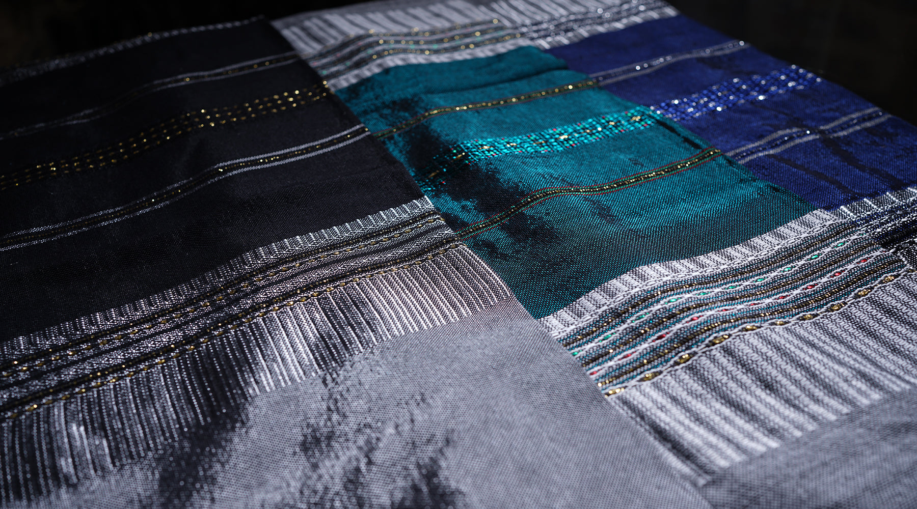 Hand woven silk collection