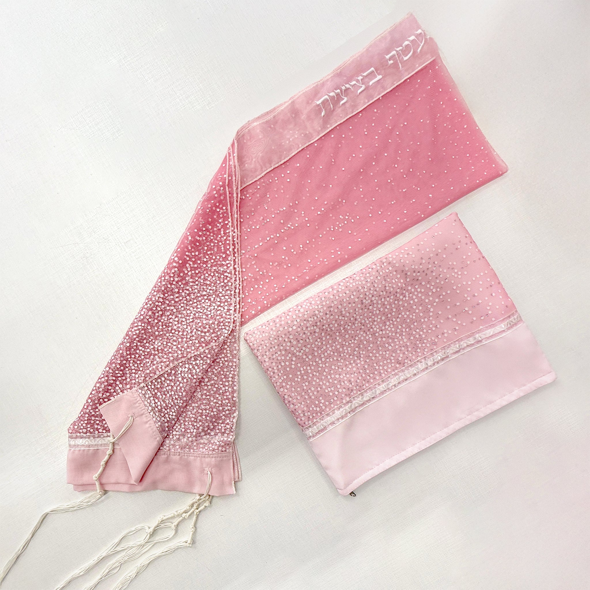Lady Gabrieli - Tulle Tallit - Pink Glitter