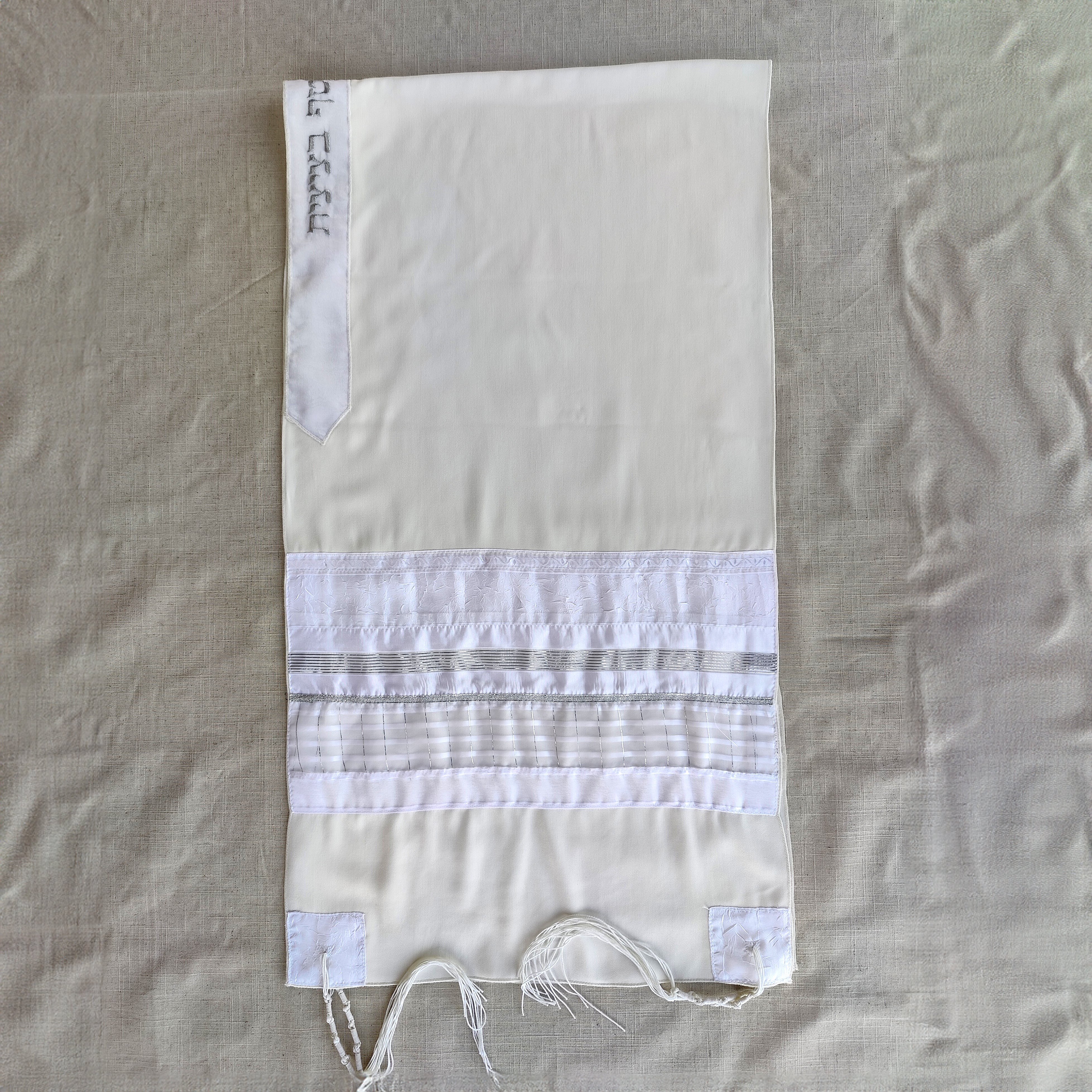 Lady Gabrieli - Viscose Tallit - Silver