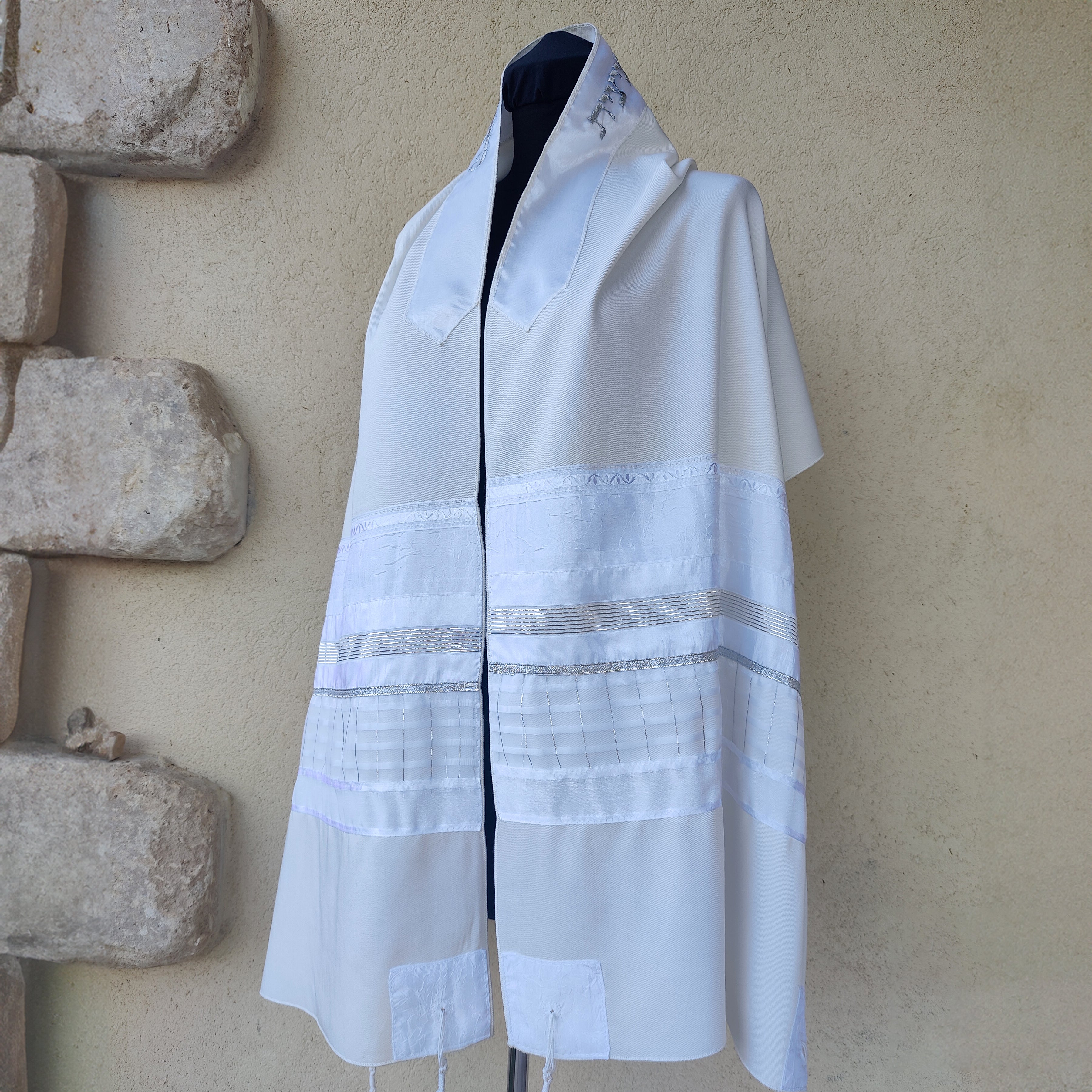 Lady Gabrieli - Viscose Tallit - Silver