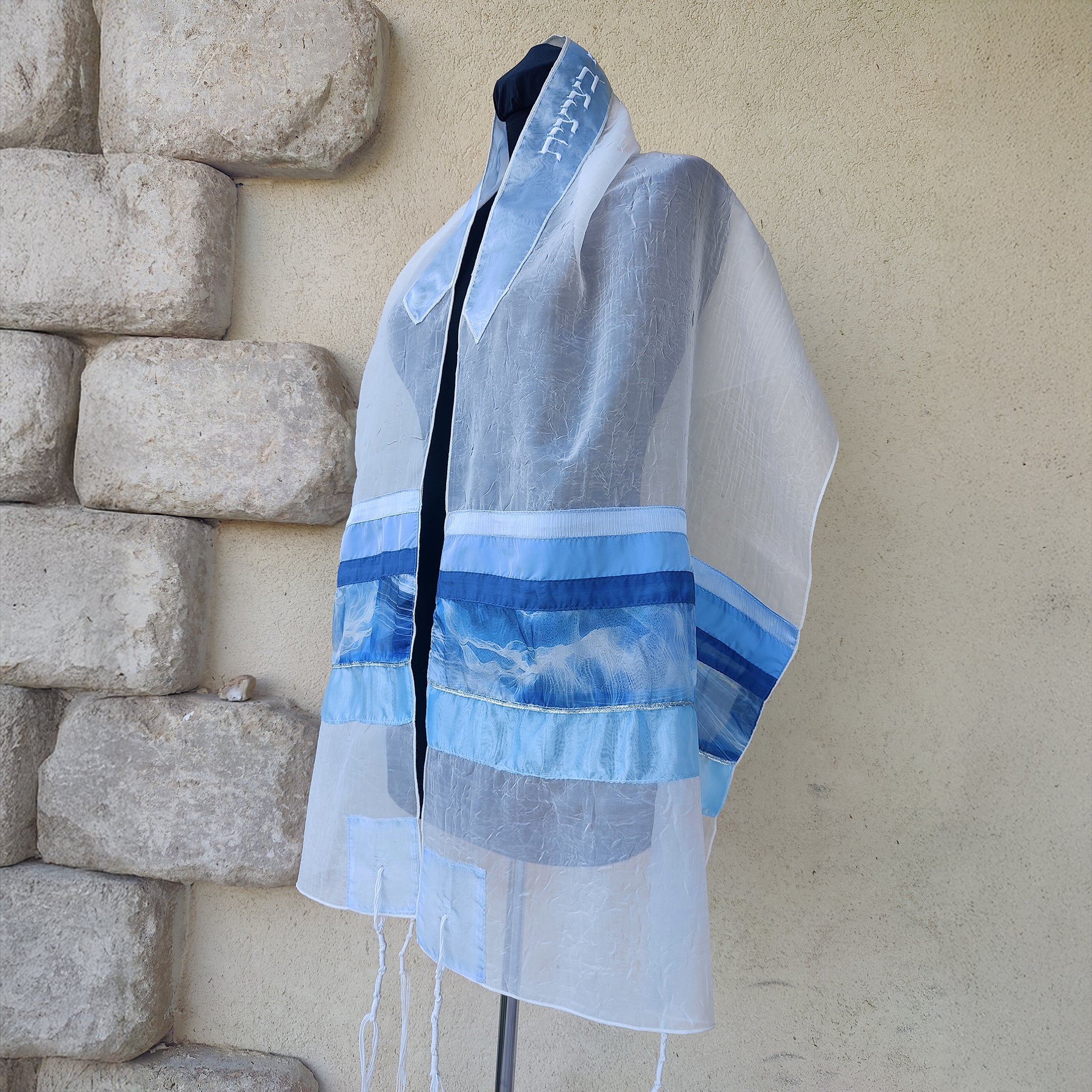 Lady Gabrieli - Voile Tallit - Shades of Blue