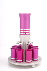 Fountain Kiddush Set of 8 Cups