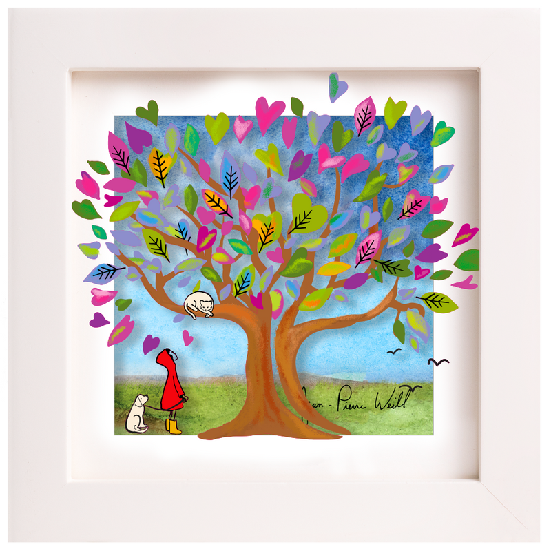 Tree of Purple Hearts - Mini