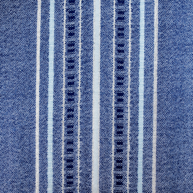 Tablecloth - Classic Design - Blue Background with Silver