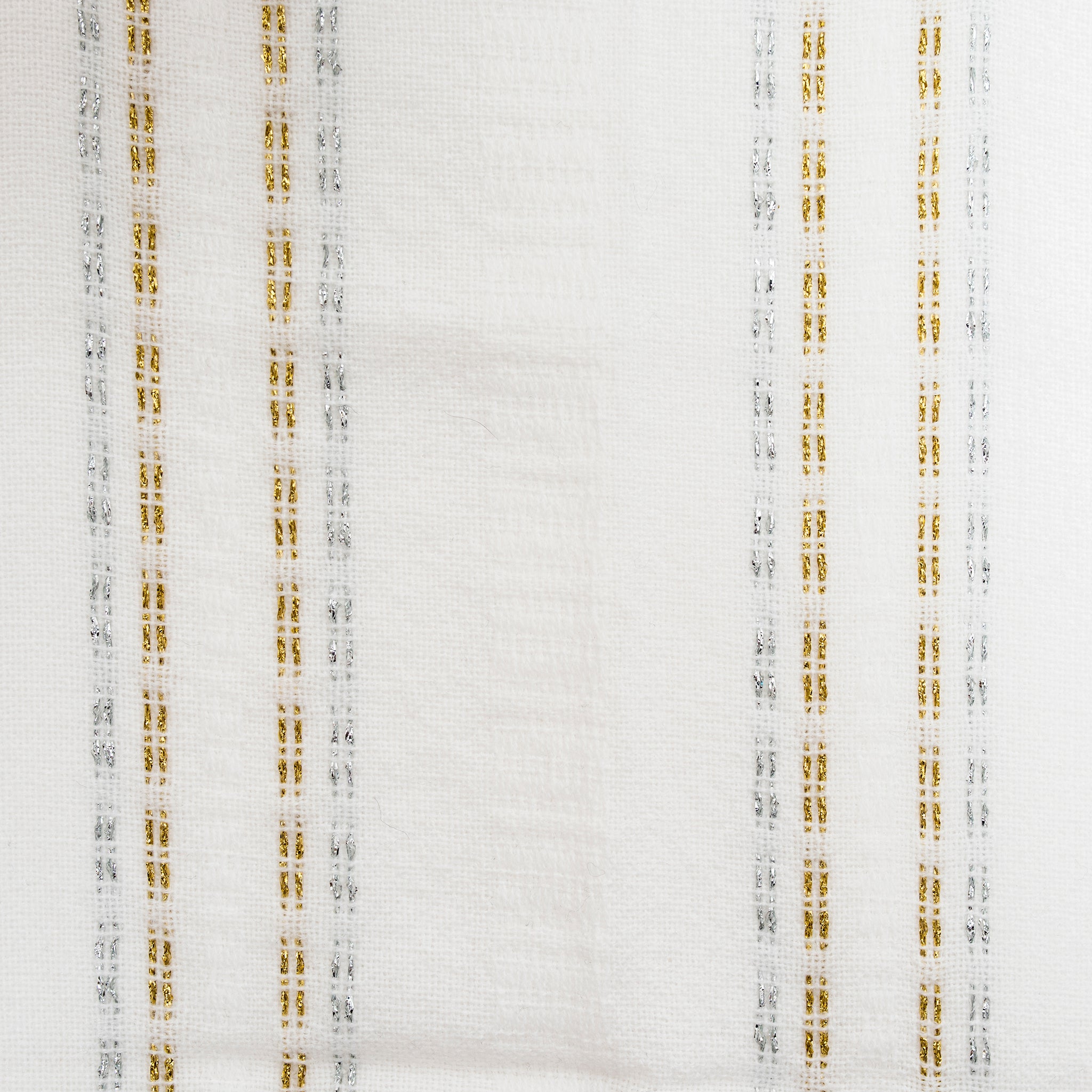 Tablecloths - Bold Design - Silver and Gold on White
