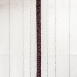Tablecloths - Minimal Design - Bordeaux and Silver on White