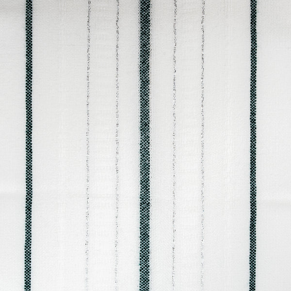 Tablecloths - Minimal Design - Dark Green and Silver on White